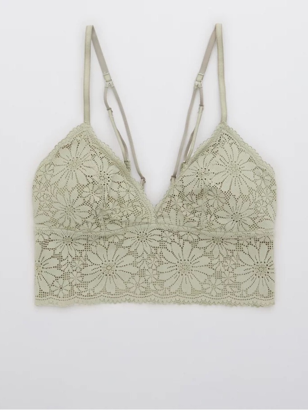 New Aerie Lace Padded Longline Bralette